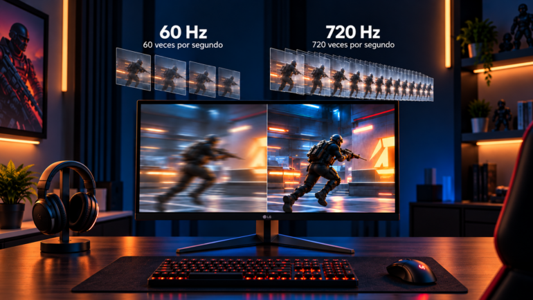 ¿720 Hz en un monitor OLED? La tecnología que busca transformar el gaming competitivo