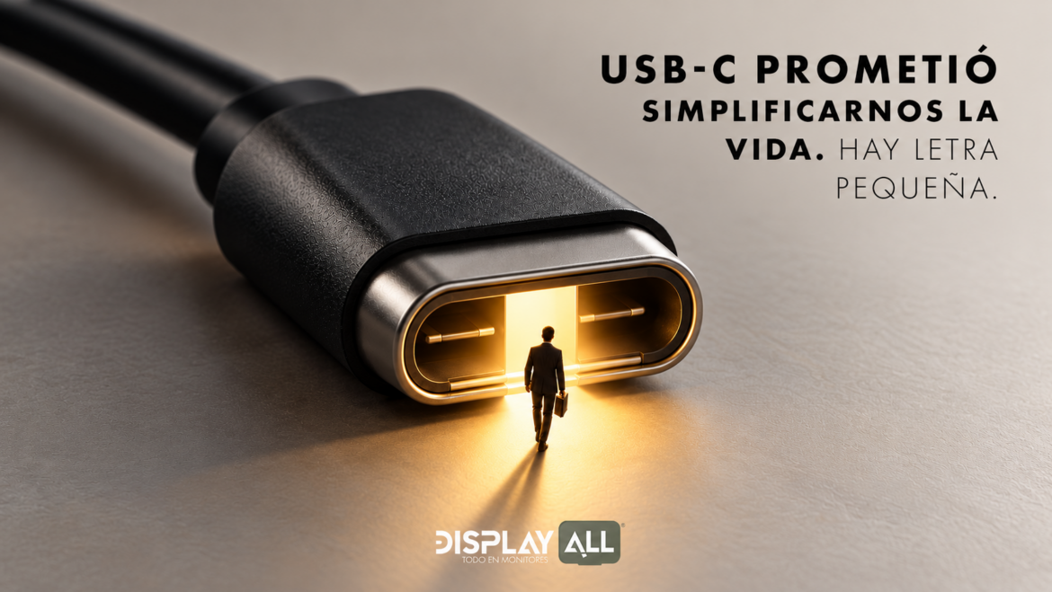 ¿Por qué tu monitor no da imagen si ambos dispositivos tienen USB-C?